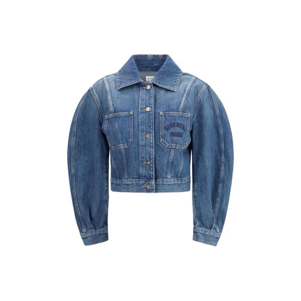 Givenchy Blue Cotton Denim Women's Jacket